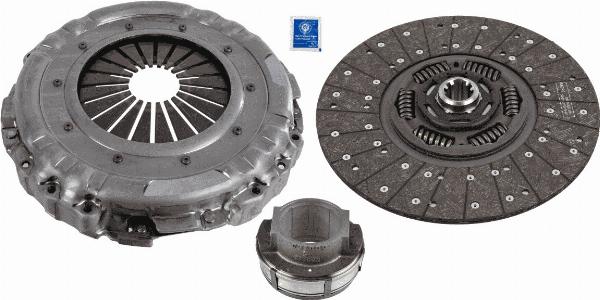 SACHS 3400 700 652 - Комплект зчеплення autocars.com.ua