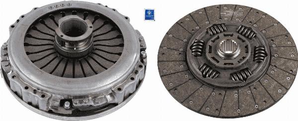 SACHS 3400 700 662 - Комплект зчеплення autocars.com.ua