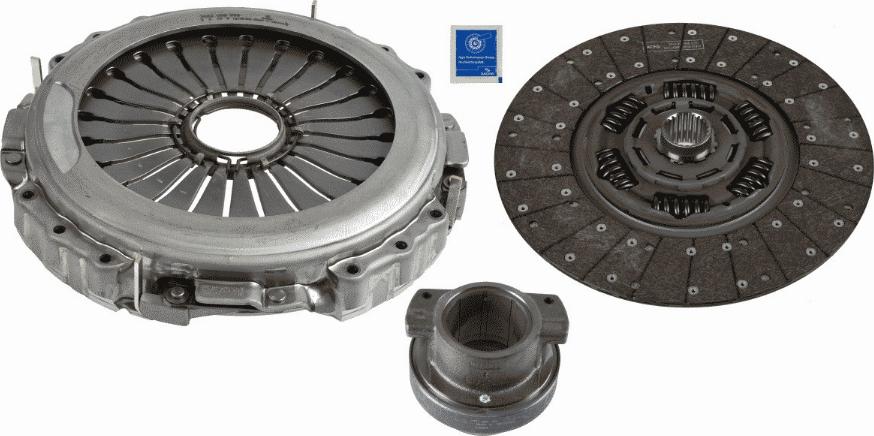 SACHS 3400 700 666 - Комплект сцепления autodnr.net