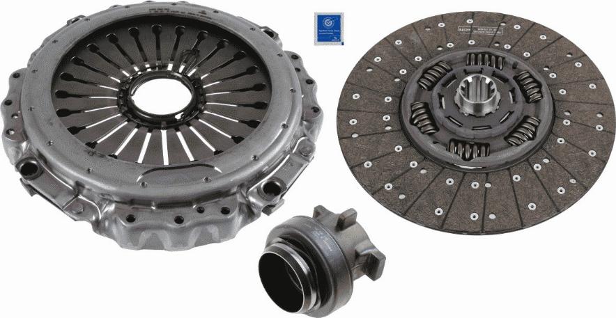 SACHS 3400 700 669 - Комплект сцепления avtokuzovplus.com.ua