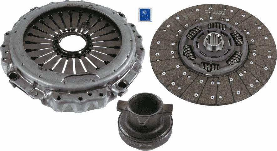 SACHS 3400 700 670 - Комплект сцепления avtokuzovplus.com.ua