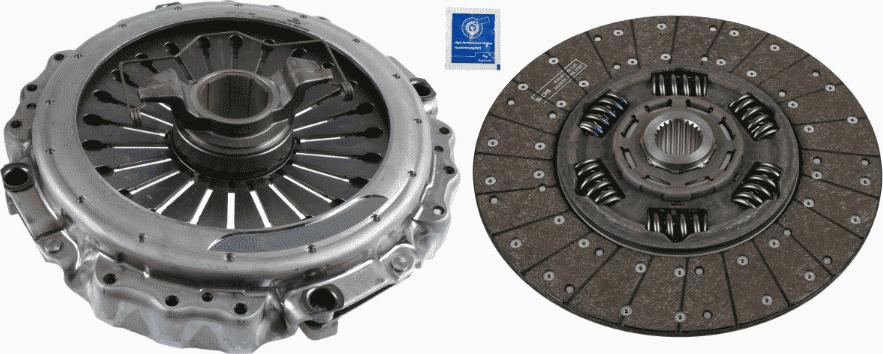 SACHS 3400 700 678 - Комплект сцепления avtokuzovplus.com.ua