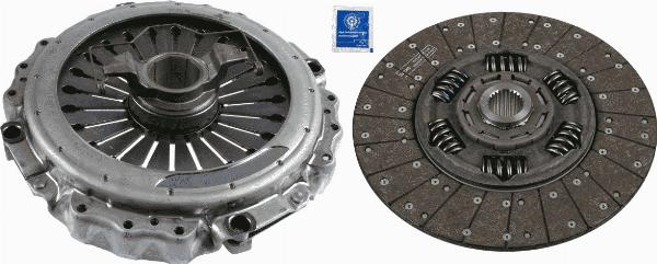 SACHS 3400 700 678 - Комплект зчеплення autocars.com.ua