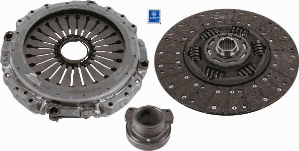 SACHS 3400 700 684 - Комплект зчеплення autocars.com.ua