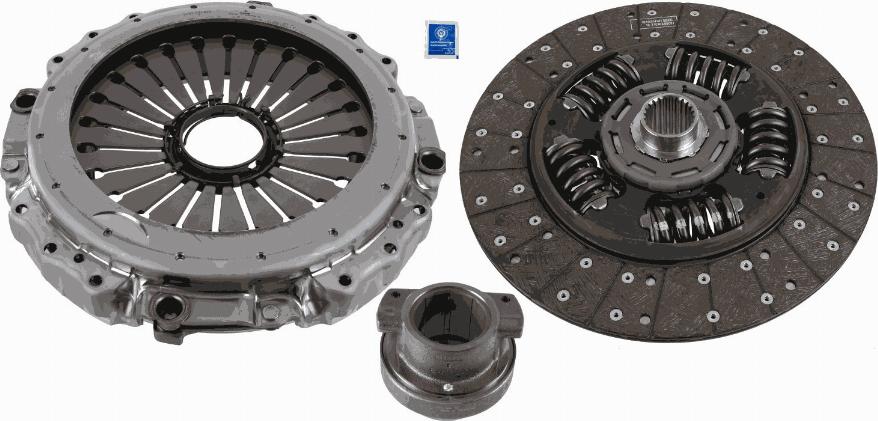 SACHS 3400 700 699 - Комплект зчеплення autocars.com.ua