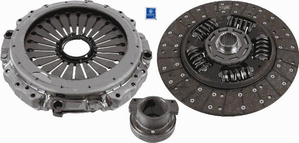 SACHS 3400 700 699 - Комплект зчеплення autocars.com.ua