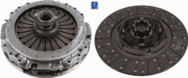 SACHS 3400 700 702 - Комплект зчеплення autocars.com.ua