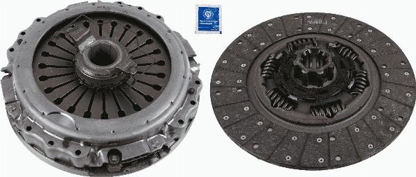 SACHS 3400 700 703 - Комплект зчеплення autocars.com.ua