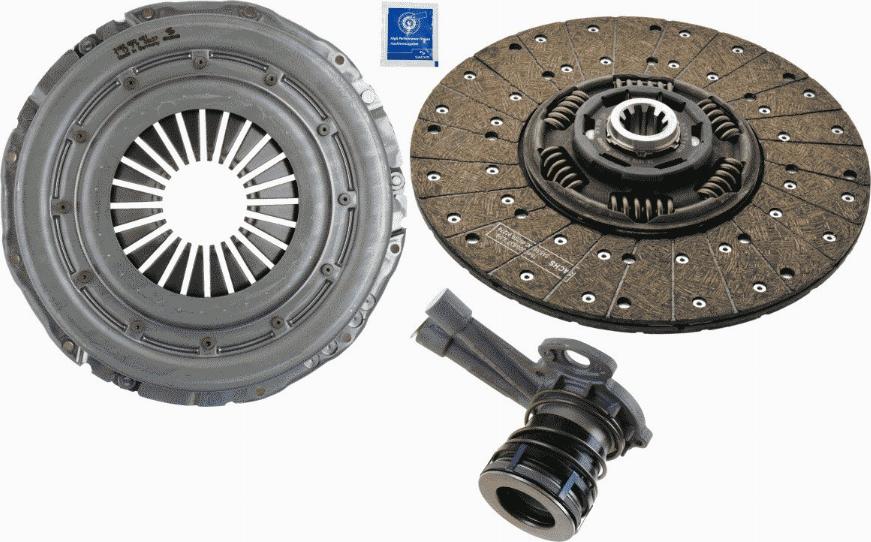 SACHS 3 400 710 002 - Комплект зчеплення autocars.com.ua