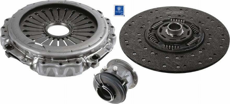 SACHS 3400 710 004 - Комплект сцепления avtokuzovplus.com.ua