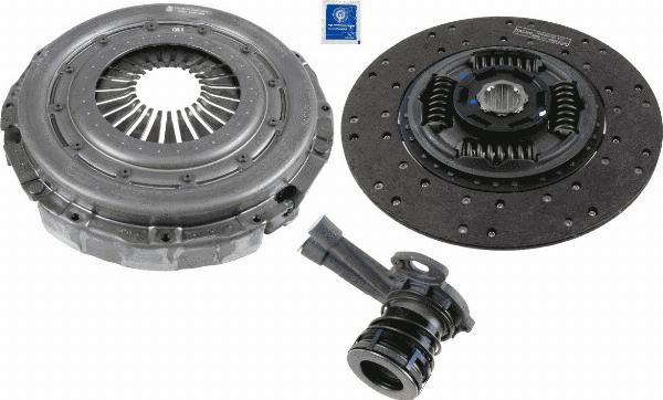 SACHS 3400 710 005 - Комплект зчеплення autocars.com.ua