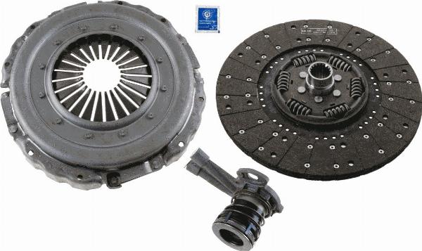 SACHS 3400 710 007 - Комплект зчеплення autocars.com.ua