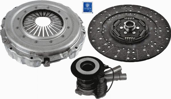 SACHS 3400 710 009 - Комплект зчеплення autocars.com.ua