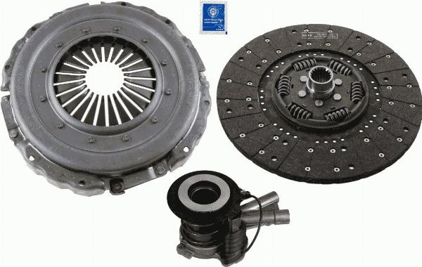 SACHS 3400 710 010 - Комплект зчеплення autocars.com.ua