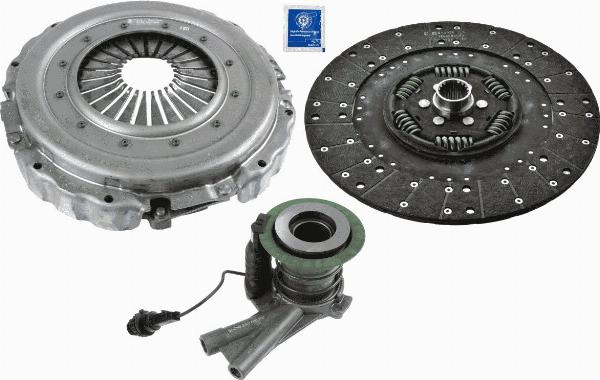 SACHS 3400 710 012 - Комплект зчеплення autocars.com.ua