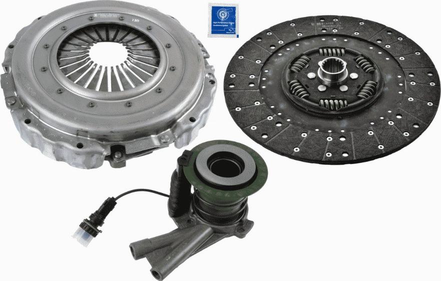 SACHS 3400 710 015 - Комплект сцепления avtokuzovplus.com.ua