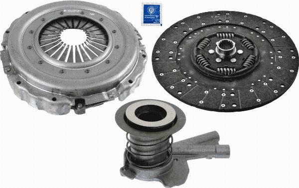 SACHS 3400 710 016 - Комплект зчеплення autocars.com.ua