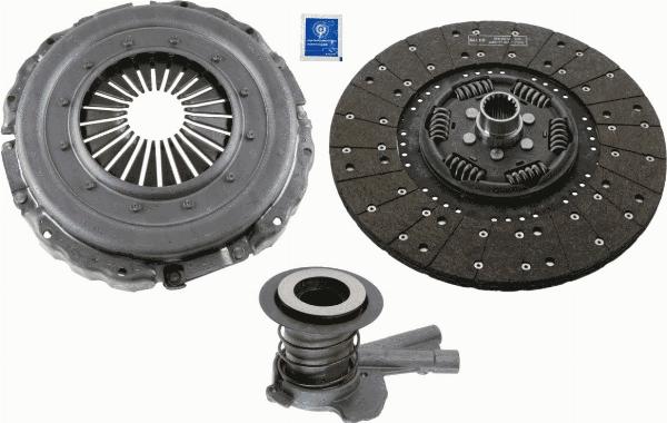 SACHS 3400 710 017 - Комплект зчеплення autocars.com.ua