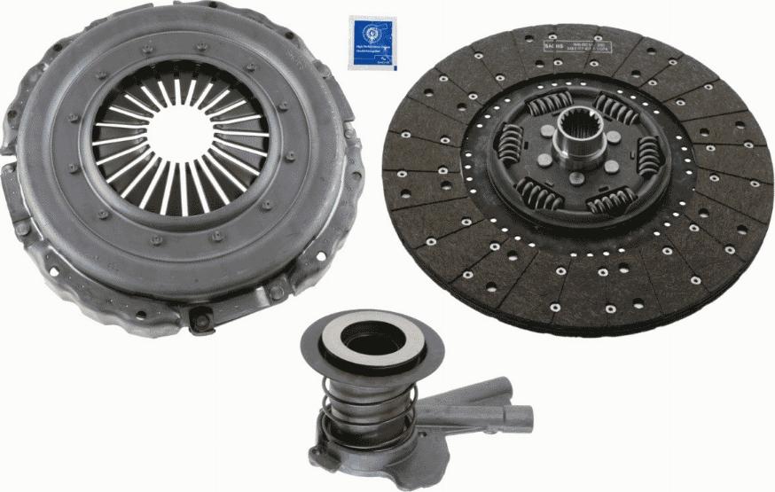 SACHS 3400 710 017 - Комплект зчеплення autocars.com.ua