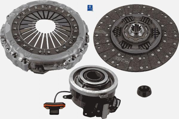 SACHS 3400 710 026 - Комплект зчеплення autocars.com.ua