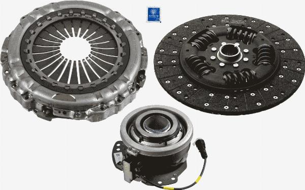 SACHS 3400 710 065 - Комплект зчеплення autocars.com.ua