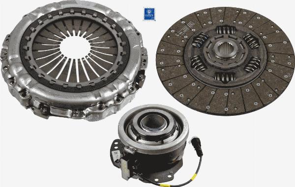 SACHS 3400 710 066 - Комплект зчеплення autocars.com.ua