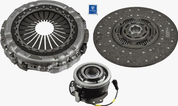SACHS 3400 710 067 - Комплект зчеплення autocars.com.ua