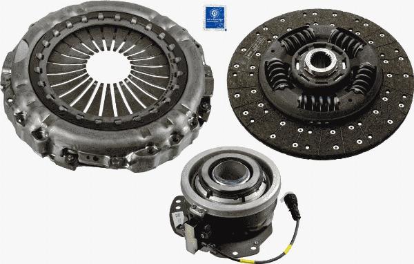 SACHS 3400 710 068 - Комплект зчеплення autocars.com.ua