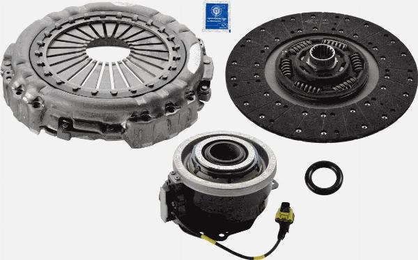 SACHS 3400 710 070 - Комплект зчеплення autocars.com.ua