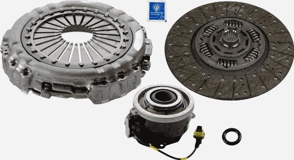 SACHS 3400 710 071 - Комплект зчеплення autocars.com.ua