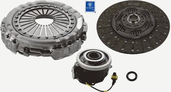 SACHS 3400 710 073 - Комплект зчеплення autocars.com.ua