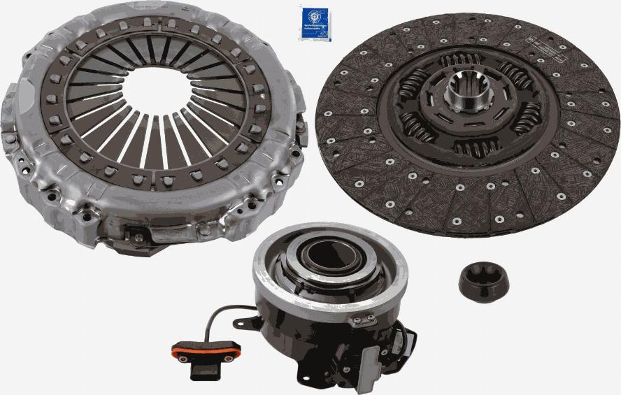 SACHS 3400 710 090 - Комплект зчеплення autocars.com.ua