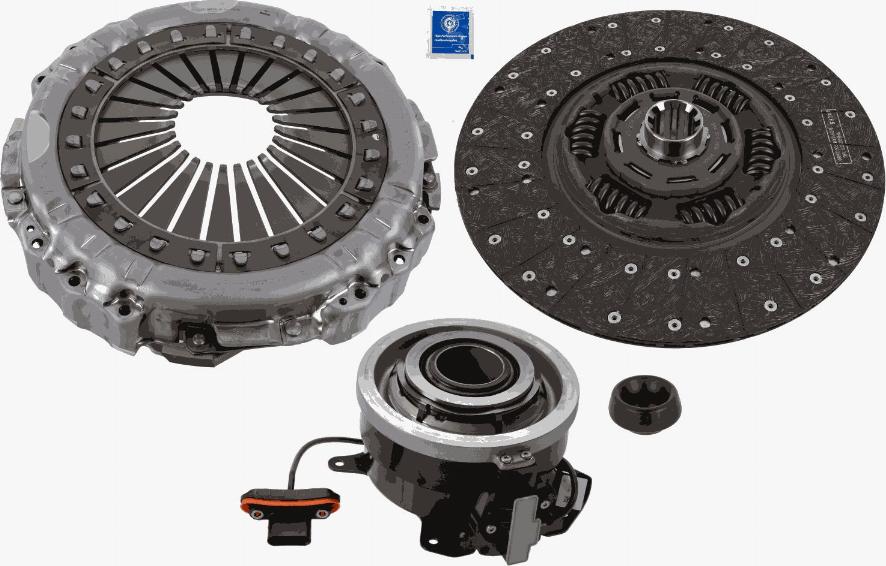 SACHS 3400 710 091 - Комплект зчеплення autocars.com.ua