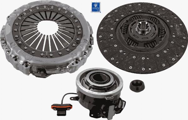 SACHS 3400 710 091 - Комплект зчеплення autocars.com.ua