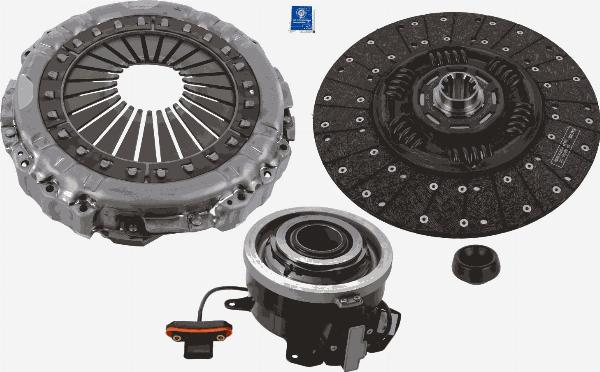SACHS 3400 710 093 - Комплект зчеплення autocars.com.ua