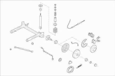 SACHS AUDI-80-RS008 - Підвіска колеса autocars.com.ua