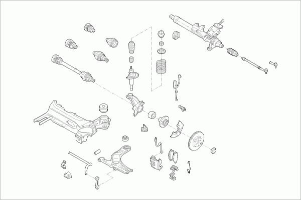 SACHS AUDI-A3-FS005 - Рульове управління autocars.com.ua