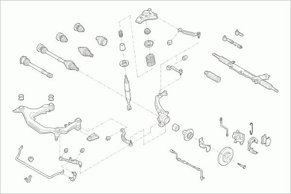 SACHS AUDI-A4B5-FS004 - Рулевое управление avtokuzovplus.com.ua