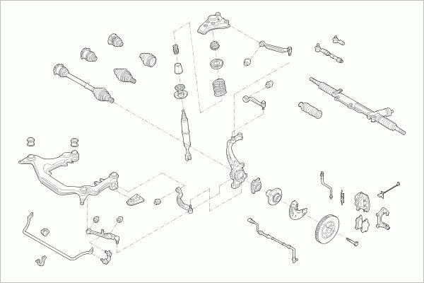 SACHS AUDI-A4B5-FS032 - Рульове управління autocars.com.ua
