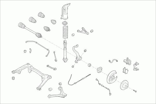 SACHS AUDI-A4B5-RS012 - Рульове управління autocars.com.ua