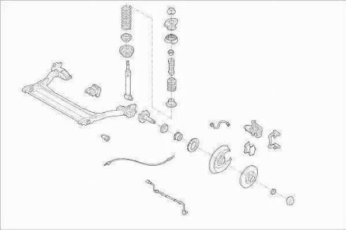 SACHS AUDI-A4-RS002 - Подвеска колеса avtokuzovplus.com.ua