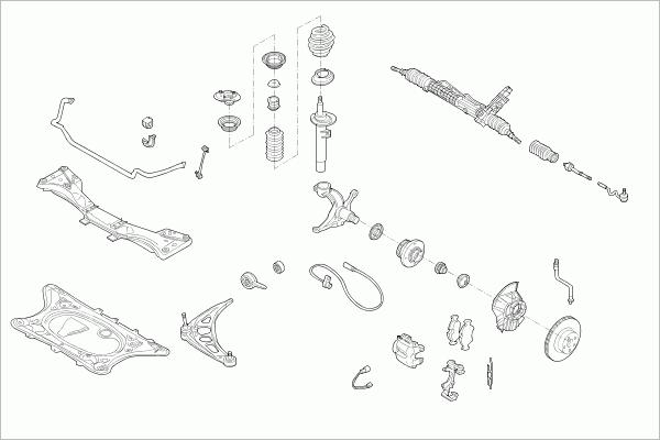 SACHS BMW-3CAB-FS012 - Рульове управління autocars.com.ua