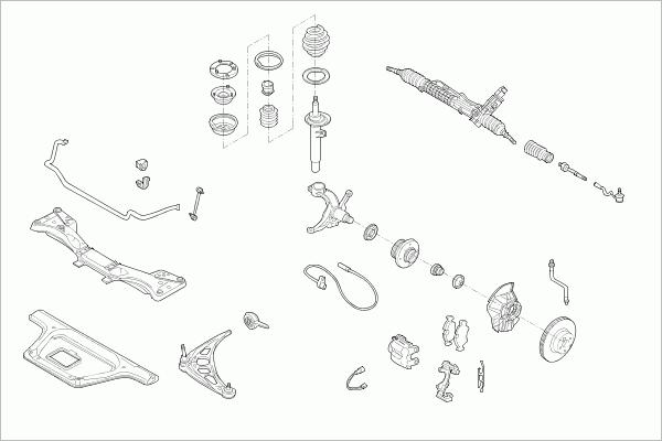 SACHS BMW-3COM-FS006 - Рульове управління autocars.com.ua