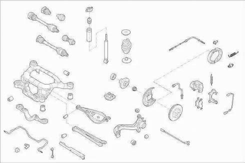 SACHS BMW-3-RS019 - Підвіска колеса autocars.com.ua
