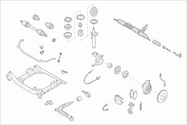 SACHS BMW-3-FS021 - Рульове управління autocars.com.ua