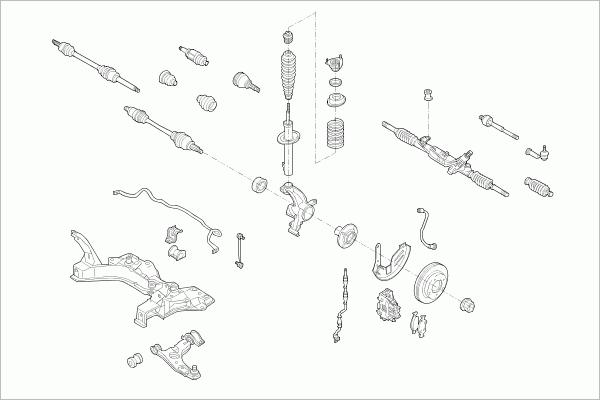 SACHS FORD-FOCUS-FS007 - Рульове управління autocars.com.ua