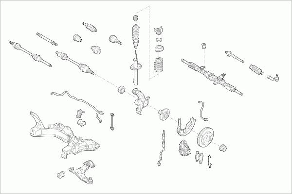 SACHS FORD-FOCUS-FS014 - Рульове управління autocars.com.ua
