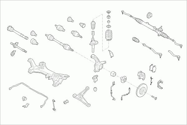 SACHS FORD-GALAX-FS002 - Рульове управління autocars.com.ua