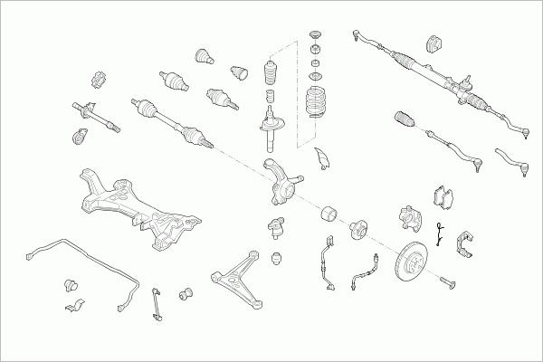SACHS FORD-GALAX-FS004 - Рульове управління autocars.com.ua