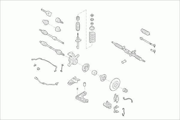 SACHS FORD-KA-FS002 - Рульове управління autocars.com.ua